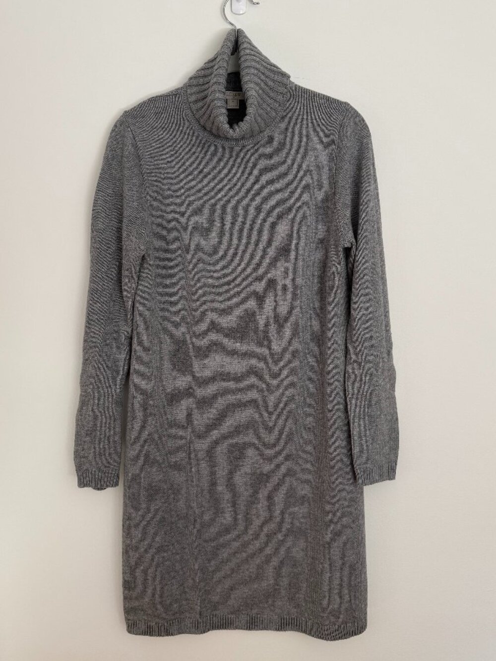 J. Crew Factory Grey Turtleneck Sweater Dress